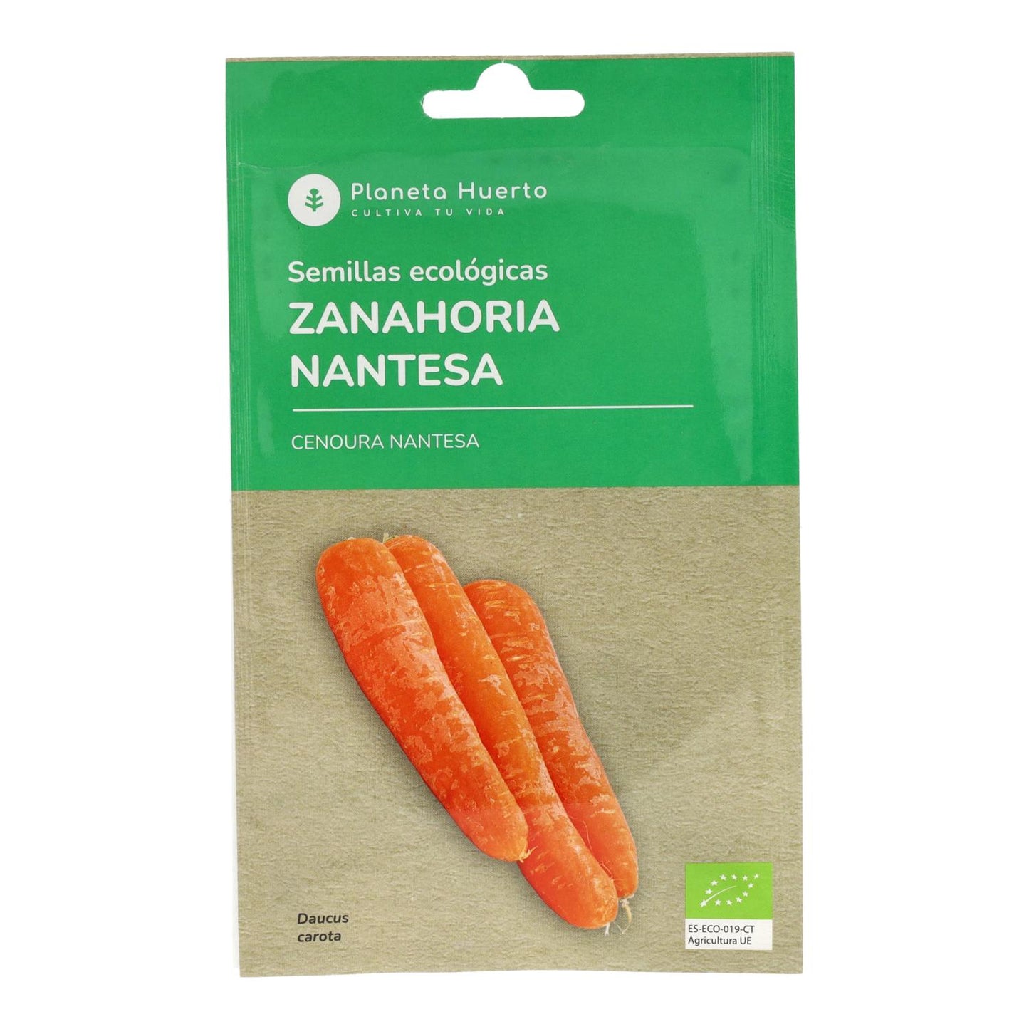 Semi di carota biologici Nantesa Planeta Huerto