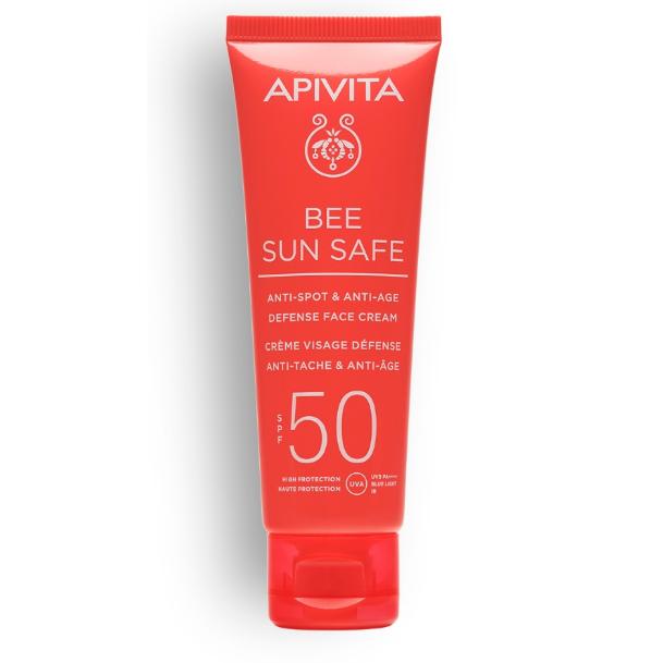 Krem przeciwsłoneczny przeciw przebarwieniom SPF50 Apivita 50 ml