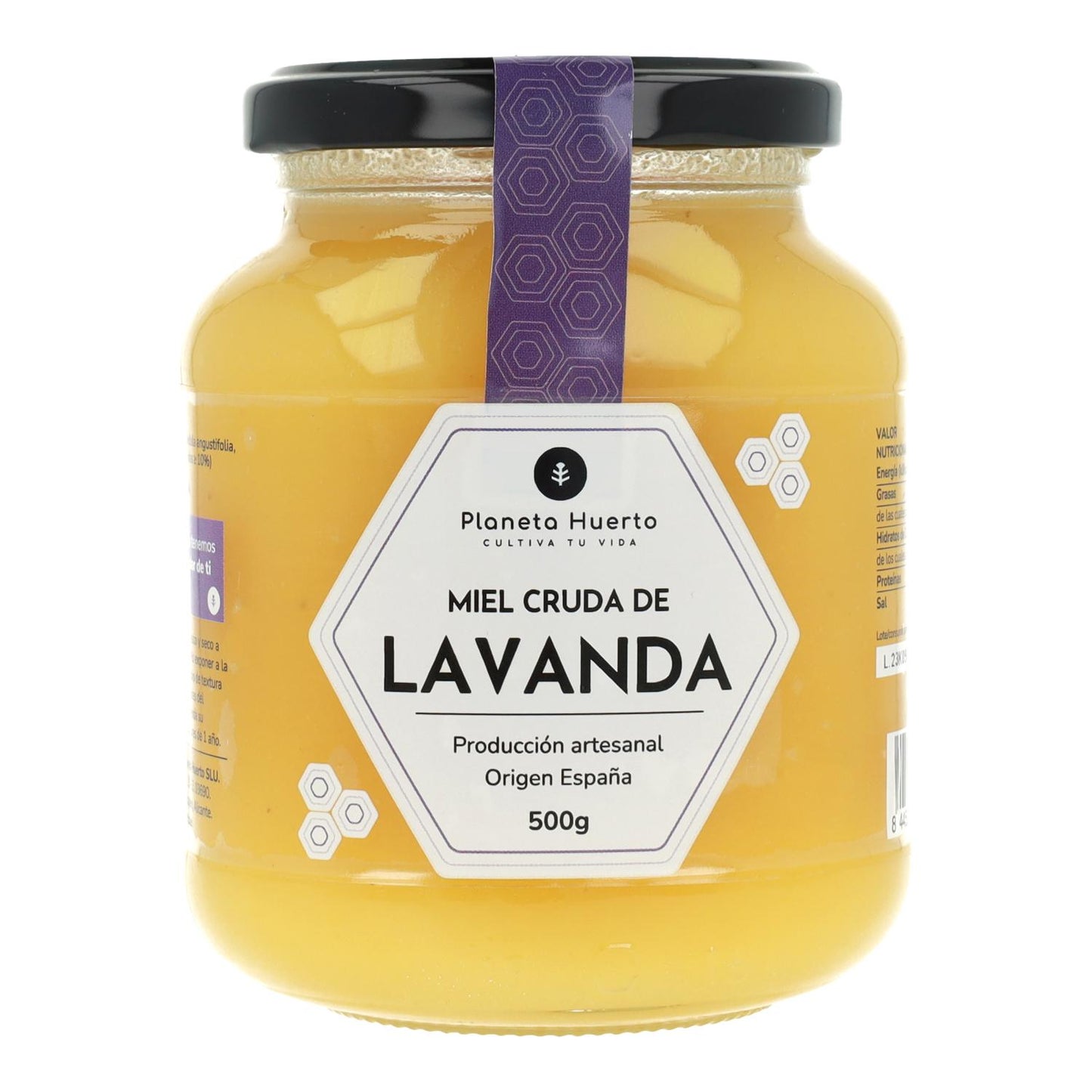 Miel Cruda de Lavanda Planeta Huerto 500 gr