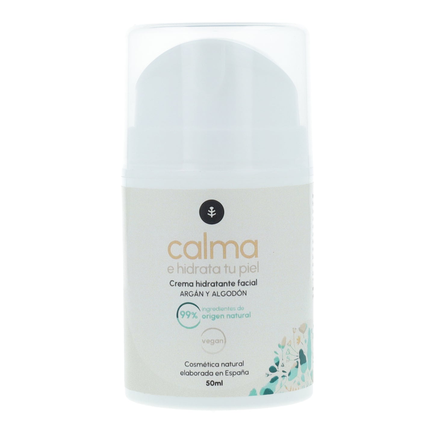 Crema idratante viso all'argan e cotone Planeta Huerto 50 ml