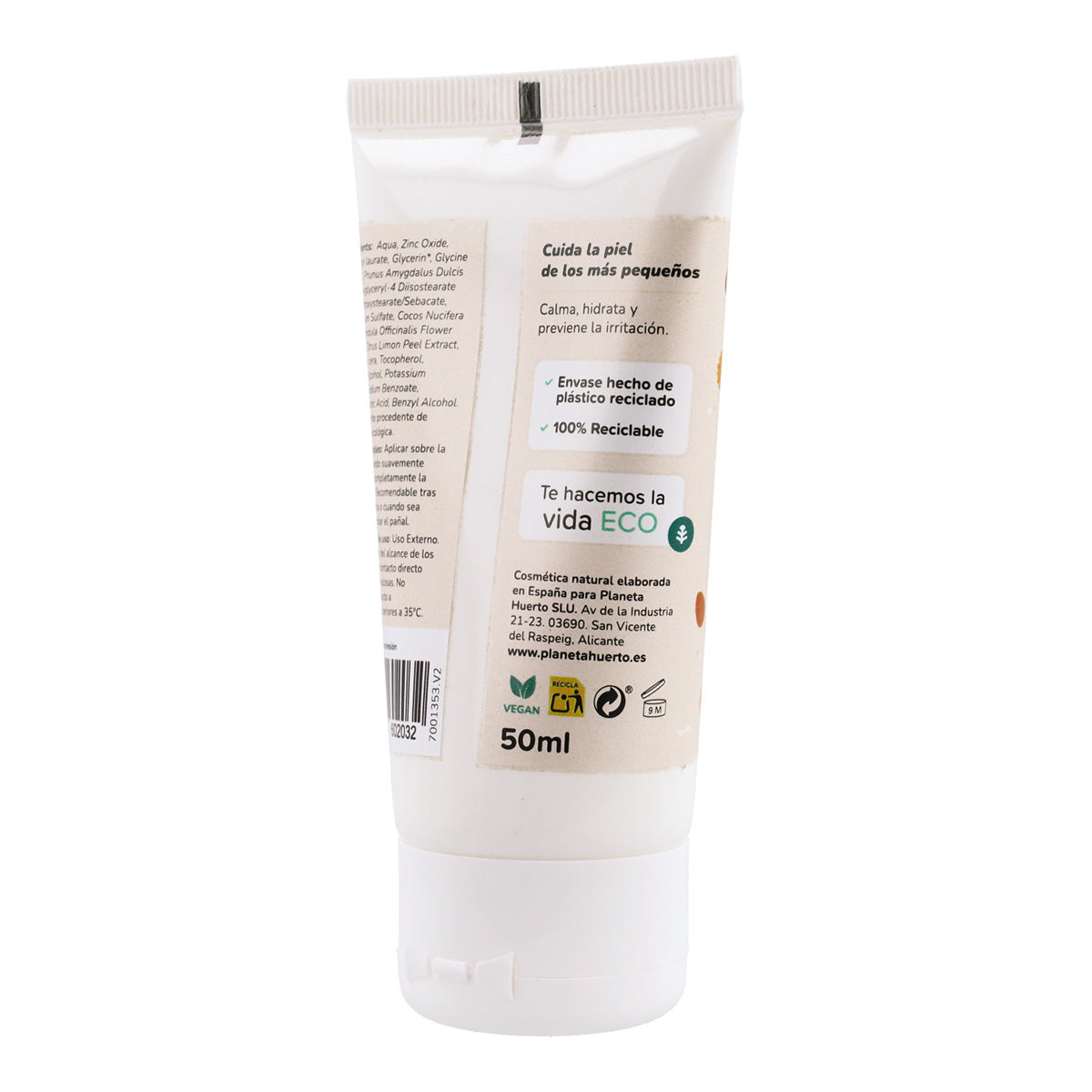 Impacco idratante per neonati Crema per pannolini + idratante Planeta Huerto