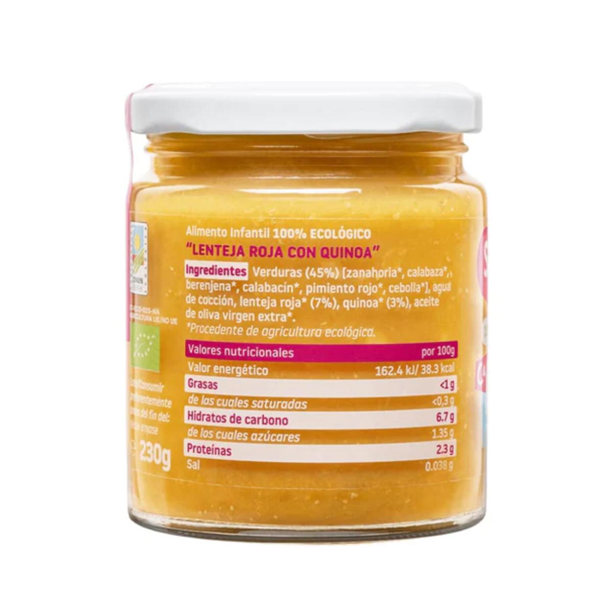 Glas Linsen mit Quinoa, biologisch, CA CHI TOS Smileat, 230 g