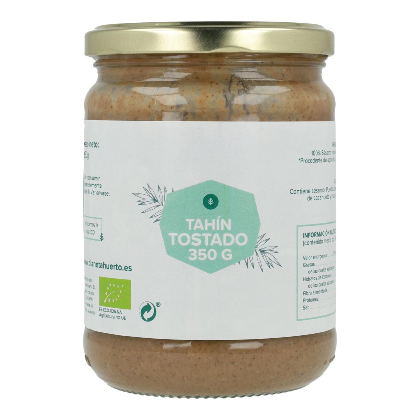 Tahin sésamo tostado ECO Planeta Huerto 350 gr