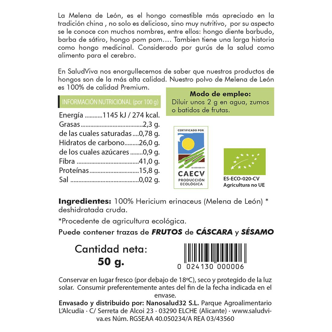 Premium Salud Viva Löve 50 g