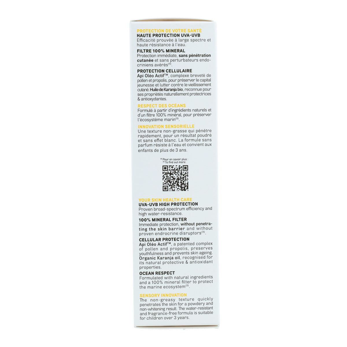 Crema solare viso SPF 50 Acorelle 50 ml