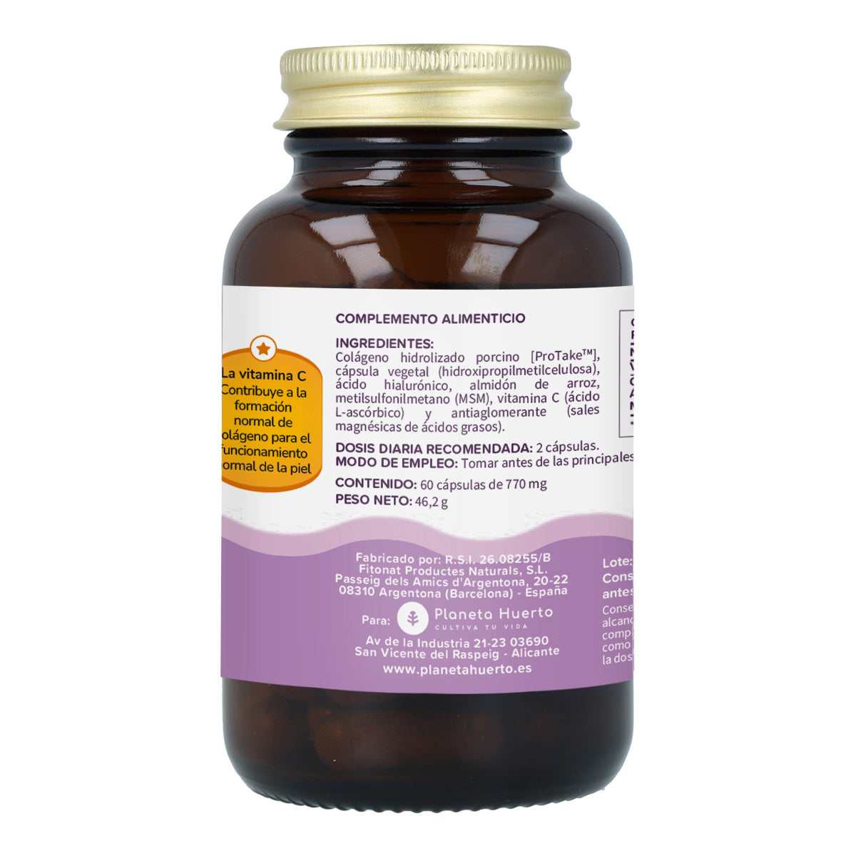Acido ialuronico Planeta Huerto 60 capsule