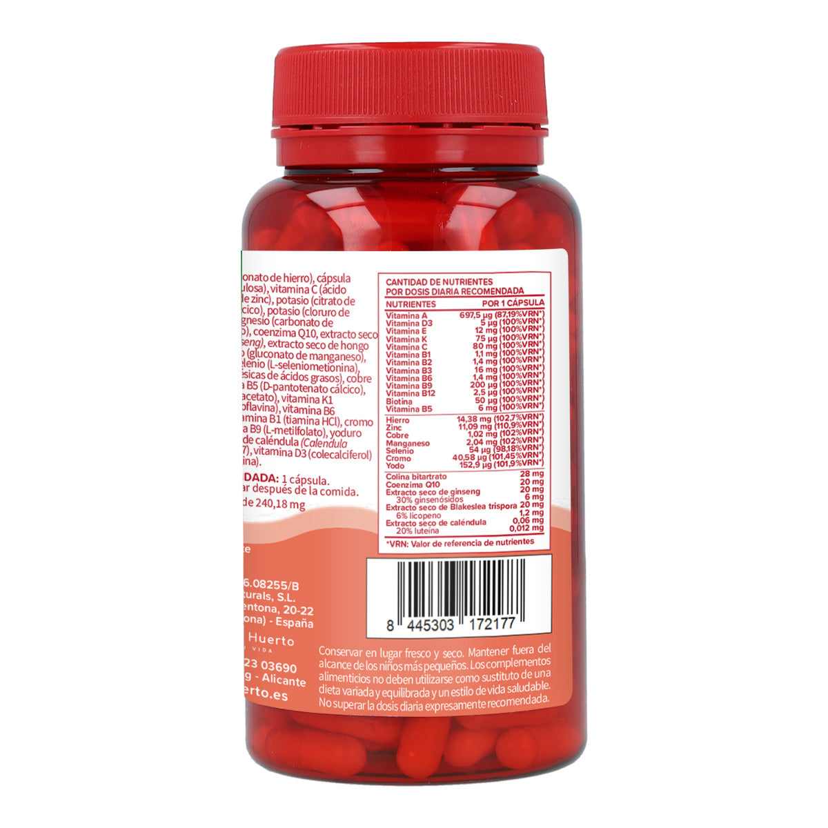 Multivitamin-Komplex Planet Orchard 60 Kapseln