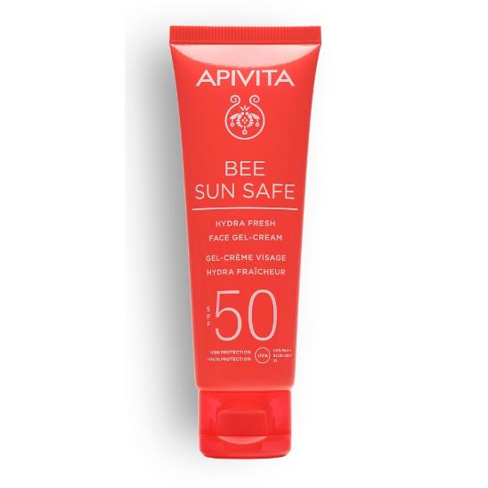 Gel crema solare Hydra Fresh SPF50 Apivita 50 ml