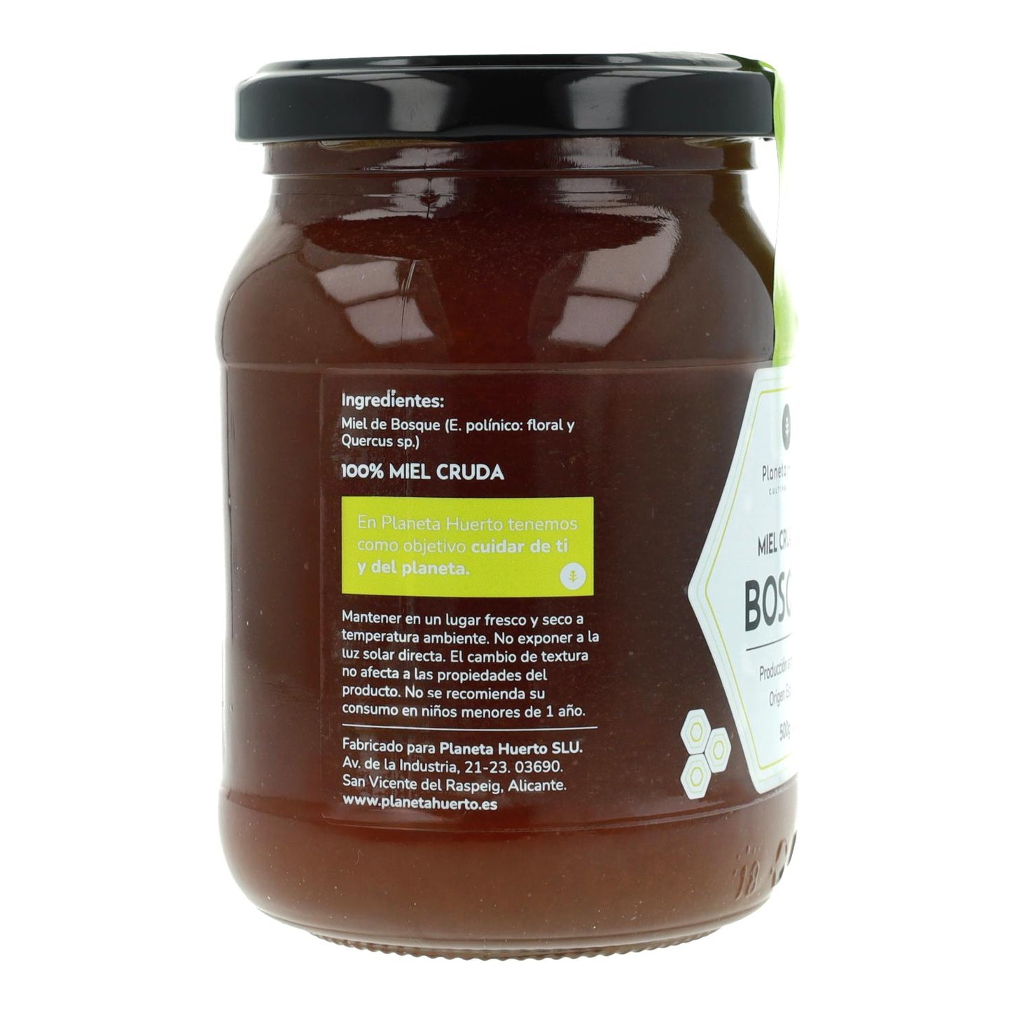 Raw Forest Honey Planeta Huerto 500 g