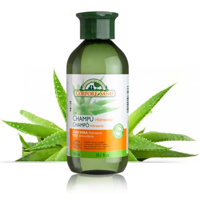 Feuchtigkeitsspendendes Shampoo mit Aloe Vera und Goji, Corpore Sano 300 ml