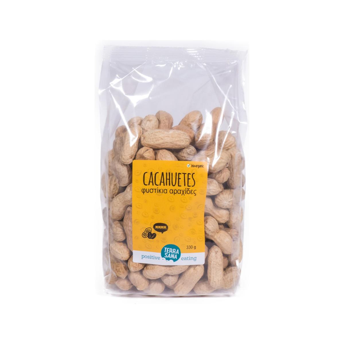 Cacahuètes grillées en coque BIO 330 g