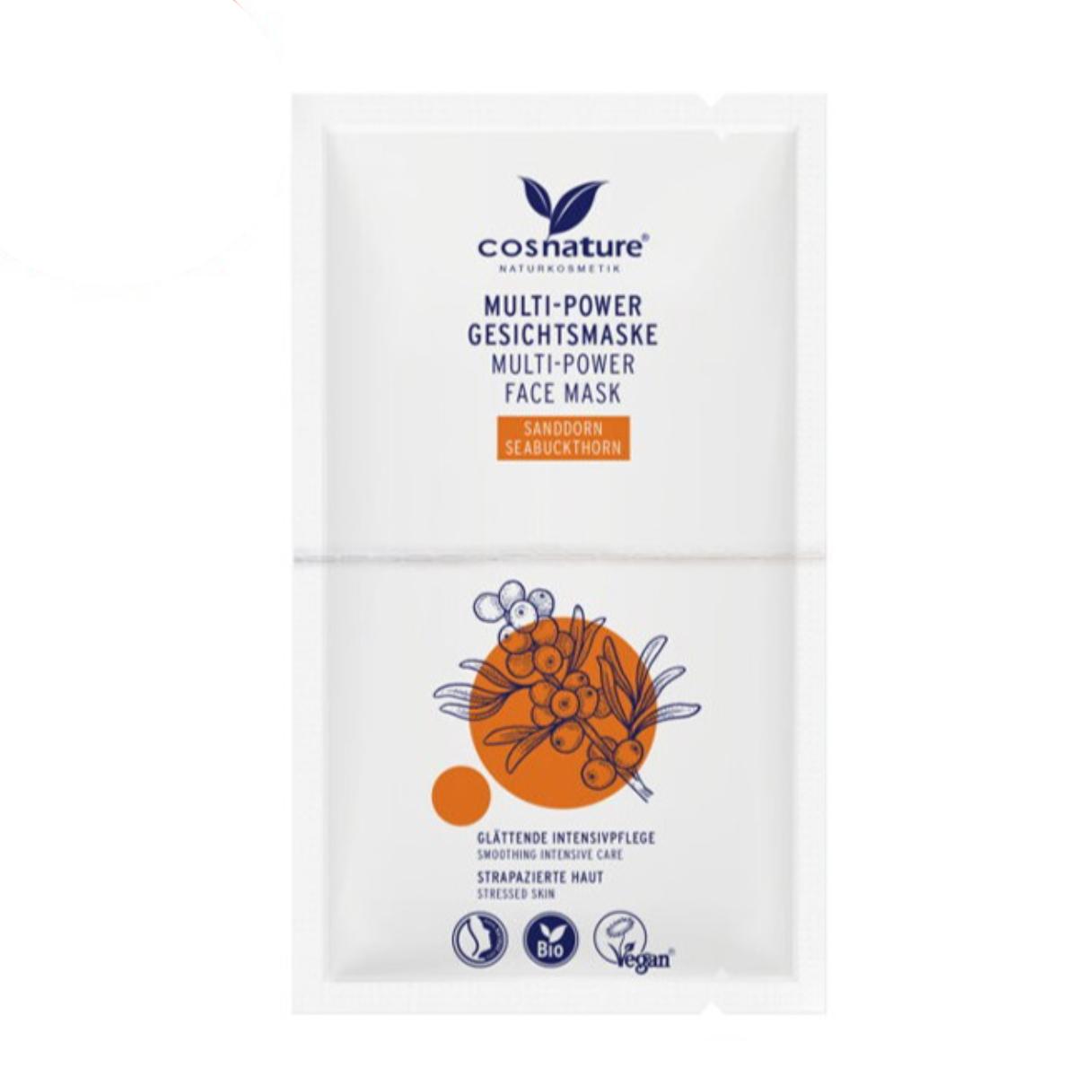 Maschera viso al olivello spinoso Cosnature 2 x 8 ml