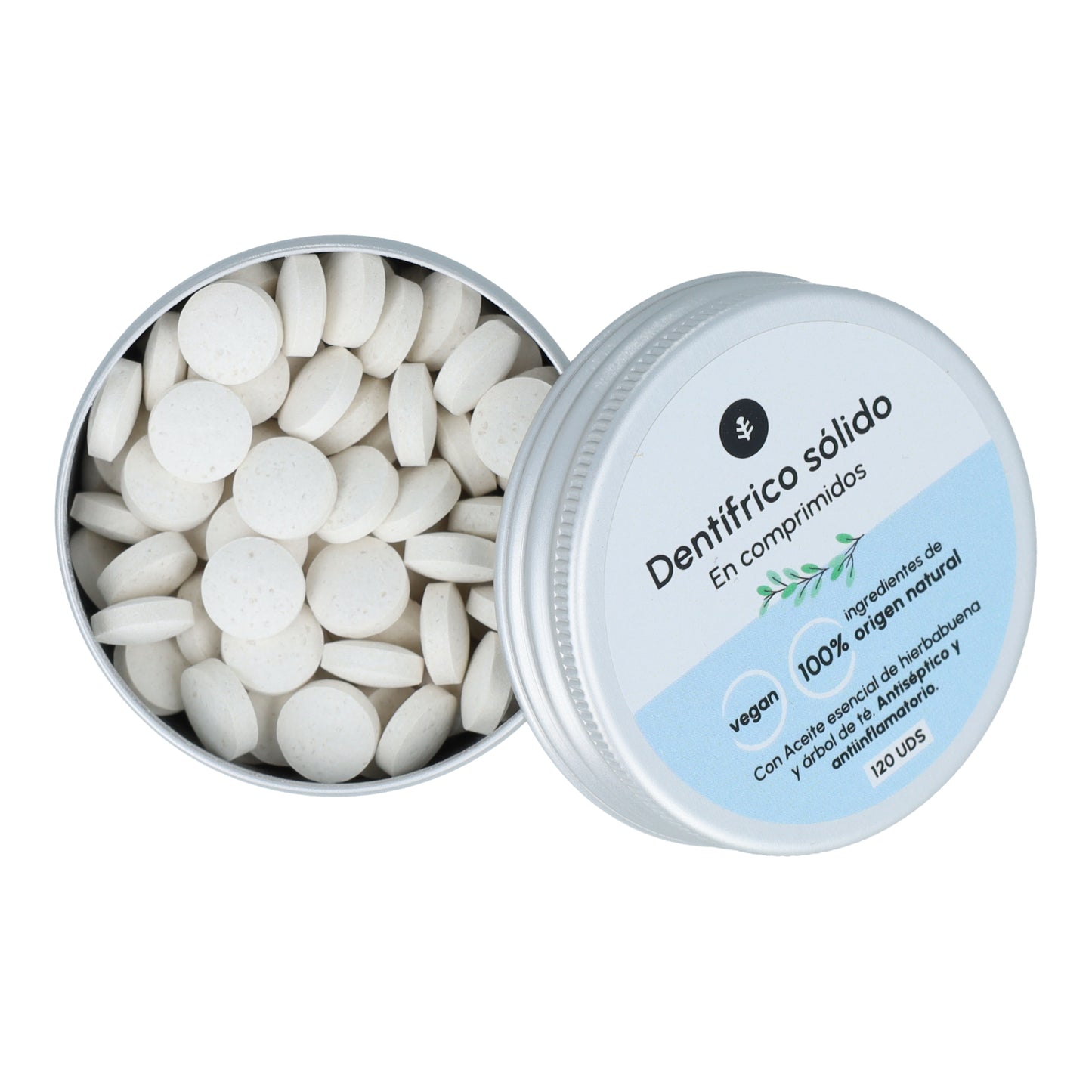 Fluorfri fast tandkräm Planeta Huerto 120 tabletter