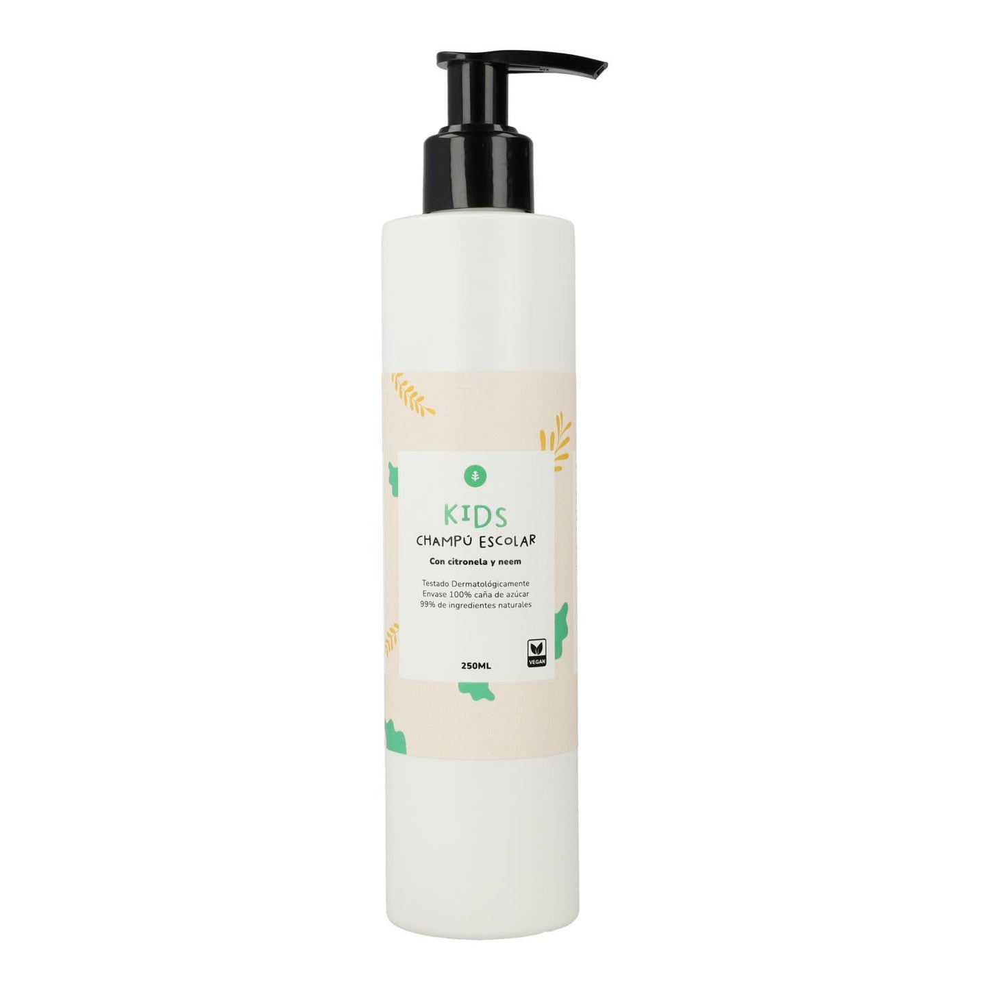 Shampoo scolastico Citronella e Neem Planeta Huerto 250 ml