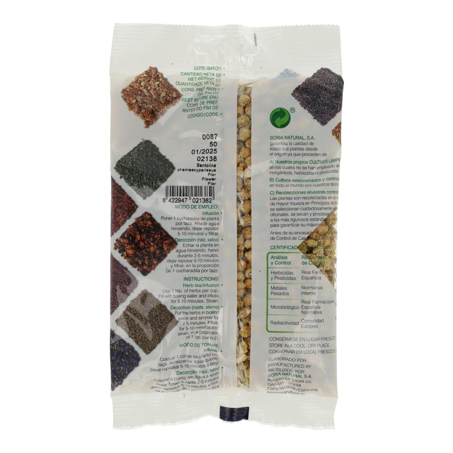 Kamomill Mahón Soria Natural, 50 g