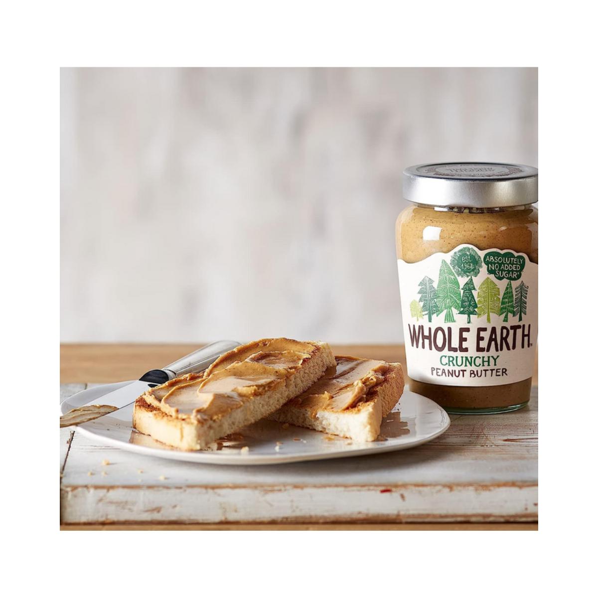 Original Crunchy Peanut Butter, 454 g. Whole Earth