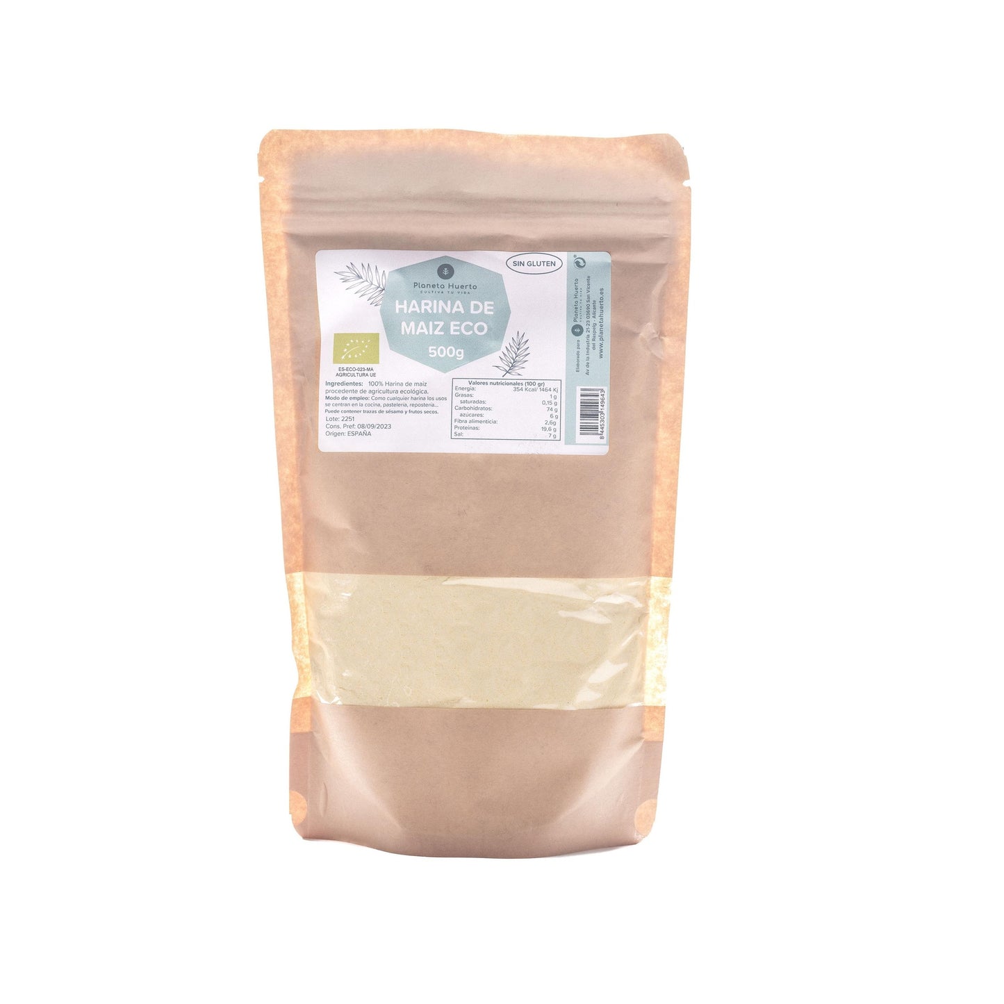 Gluten Free Corn Flour ECO Planeta Huerto 500 g