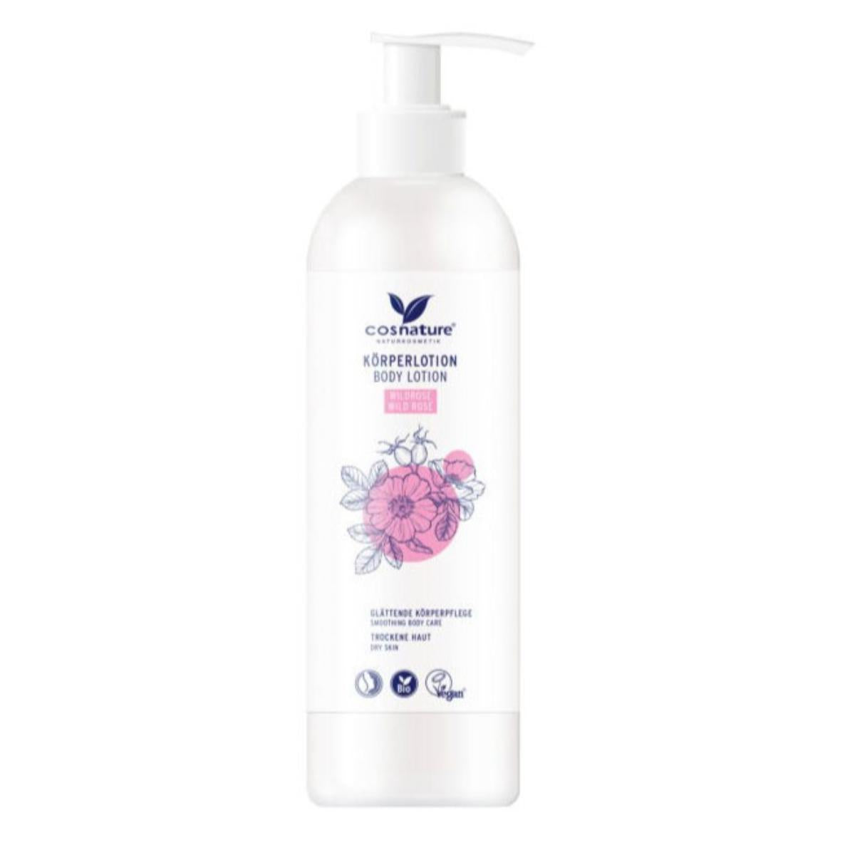 Lotion corporelle à la rose sauvage BIO 250 ml