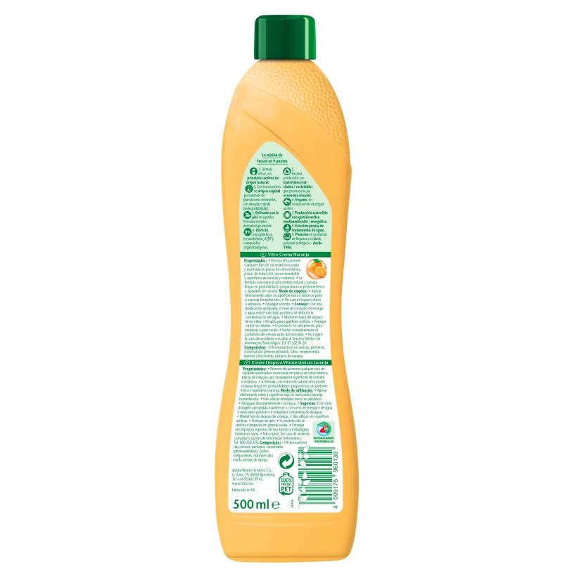 Orangefarbenes Glaskeramik Frosch 500 ml