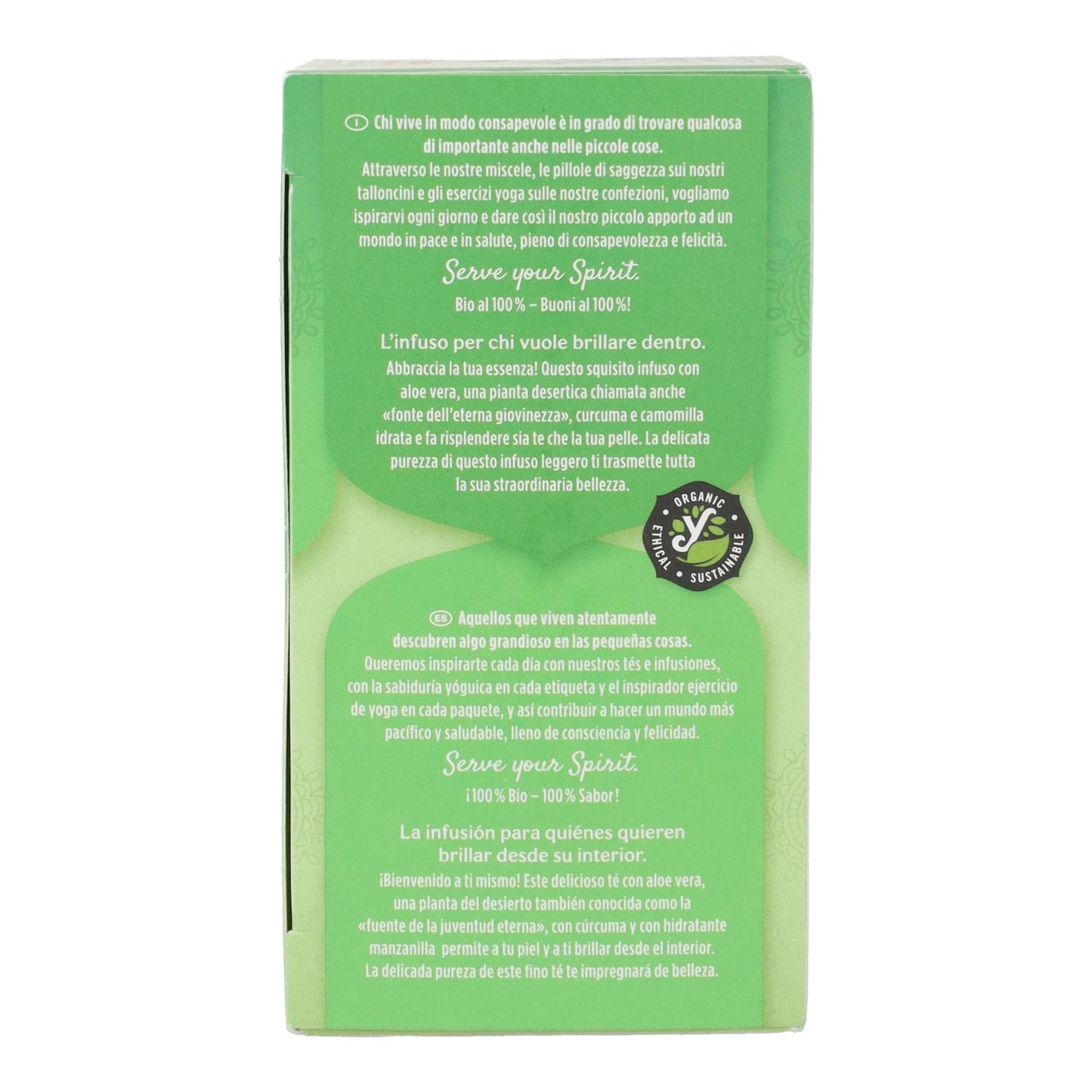 Yogi Tea BIO té blanco con aloe vera, 17 bolsitas