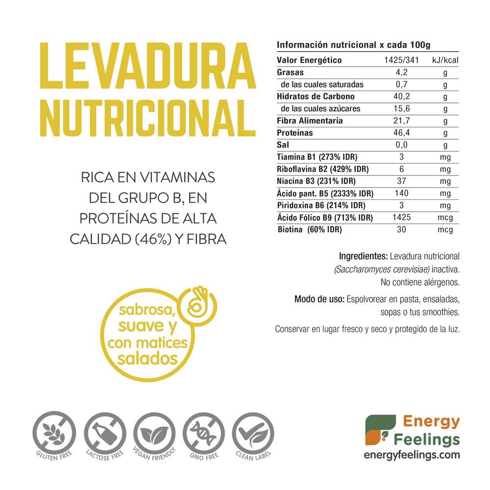 Odżywcza drożdżowa mączka w płatkach Energy Feelings 1 kg
