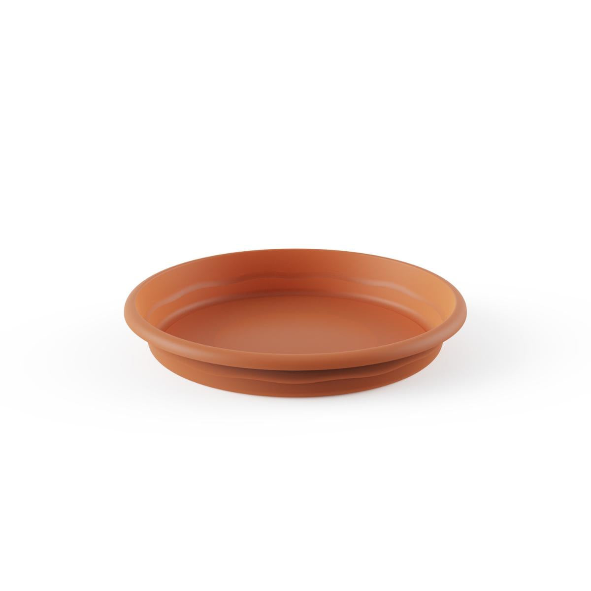 Terrakottafarbene Blumentopfschale D 26 x 3,8