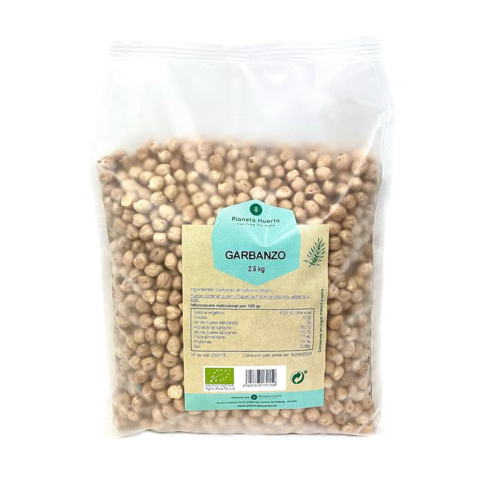 Pois chiches 7-8mm ECO Planeta Huerto 2,5 kg