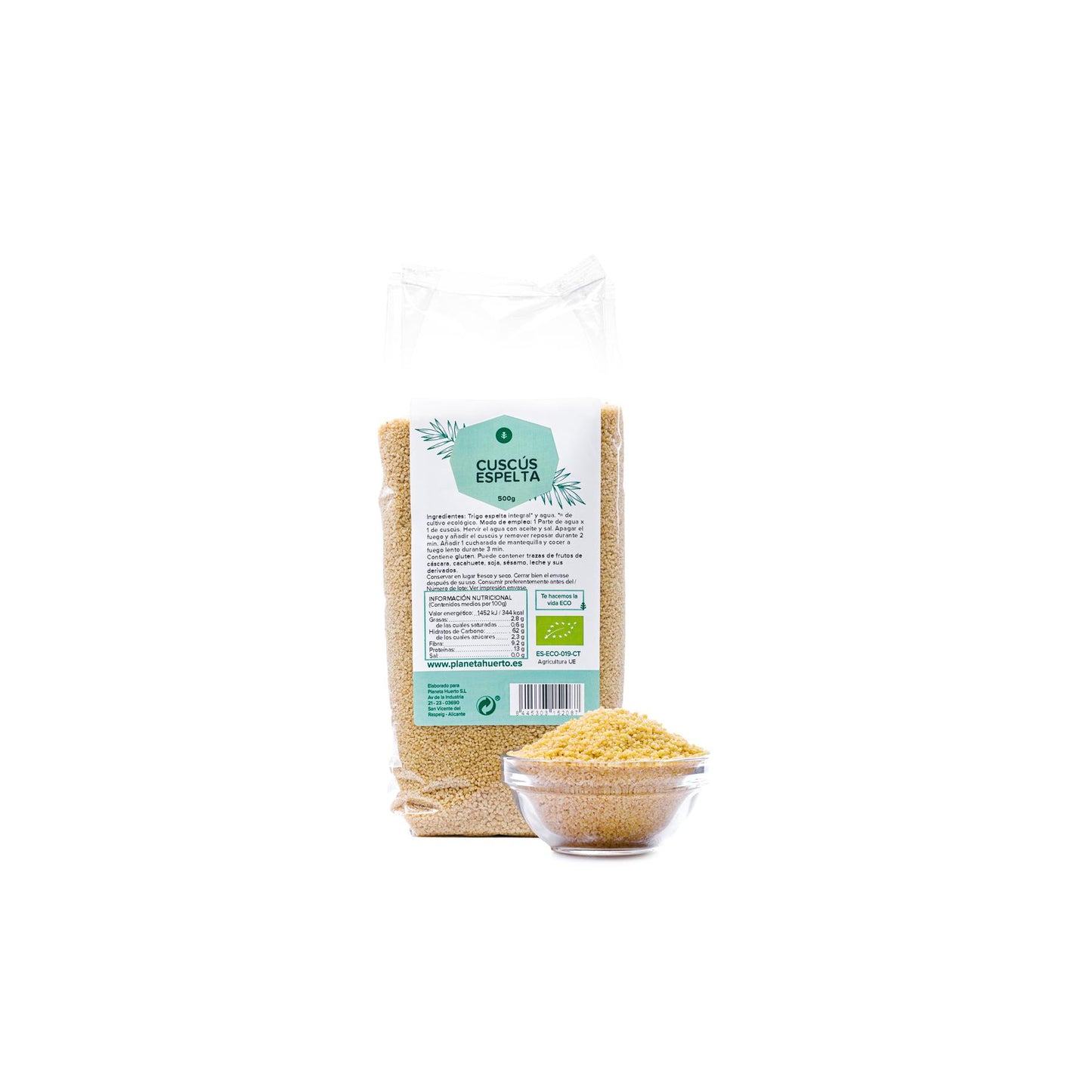 Dinkelcouscous ECO Planeta Huerto 500 g
