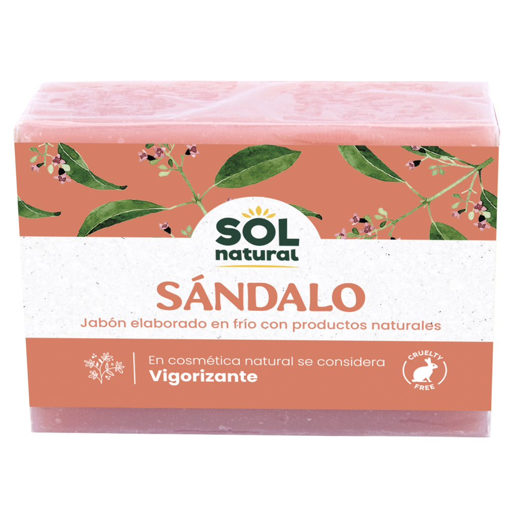 Natuurlijke sandelhoutzeep Sol Natural 100 g