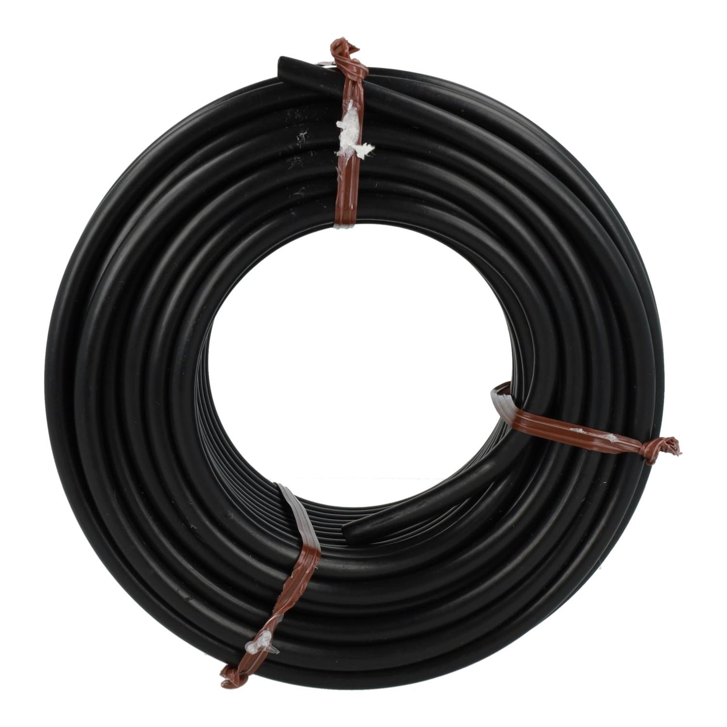 Schwarzer Mikro-Schlauch Ø 4 mm Planeta Huerto 25 m
