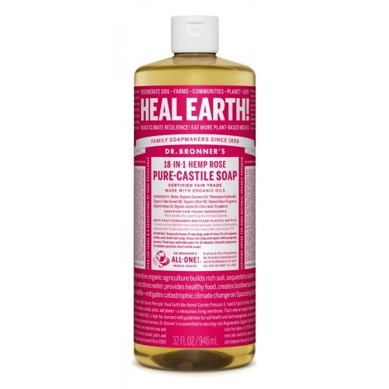 Vloeibare zeep Rozen Dr. Bronners 945 ml