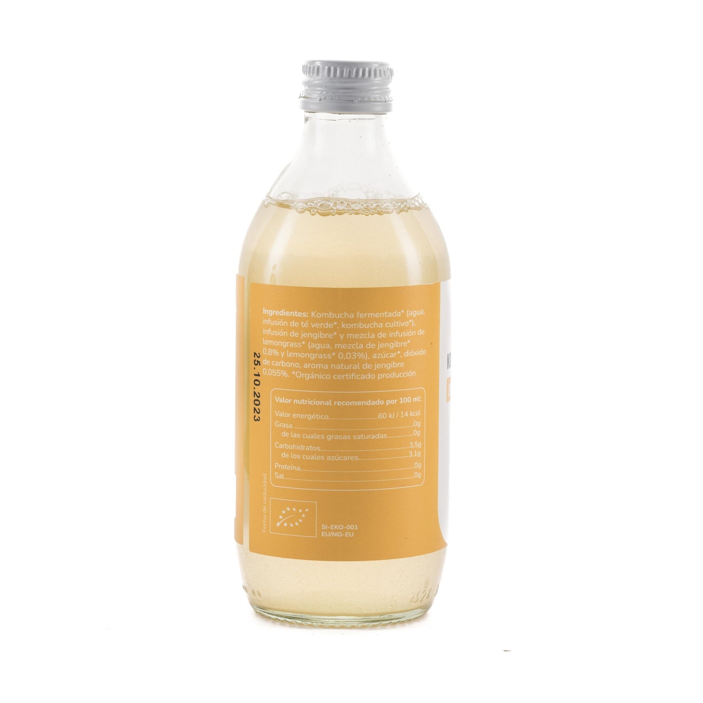 Kombucha ECO Zenzero e citronella Planeta Huerto 330 ml