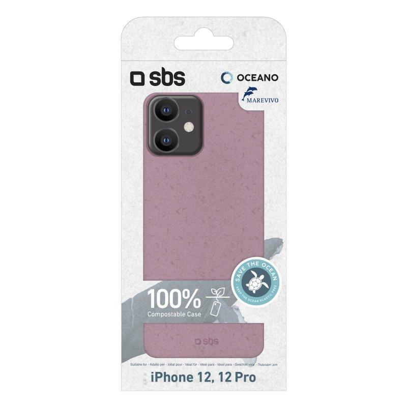 Étui écologique pour iPhone12 / iPhone 12 Pro, rose SBS