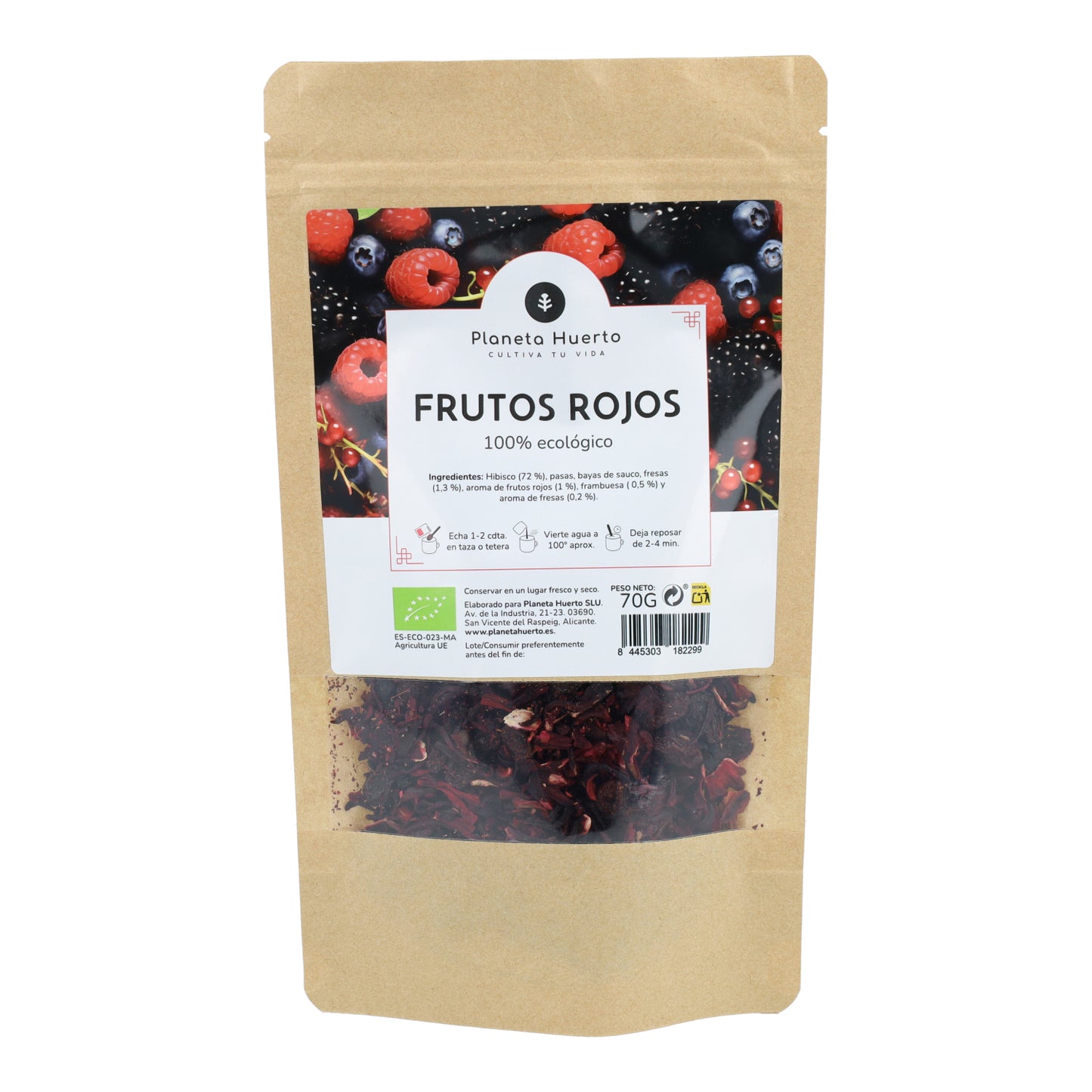 Fruits rouges ECO Planeta Huerto 70g