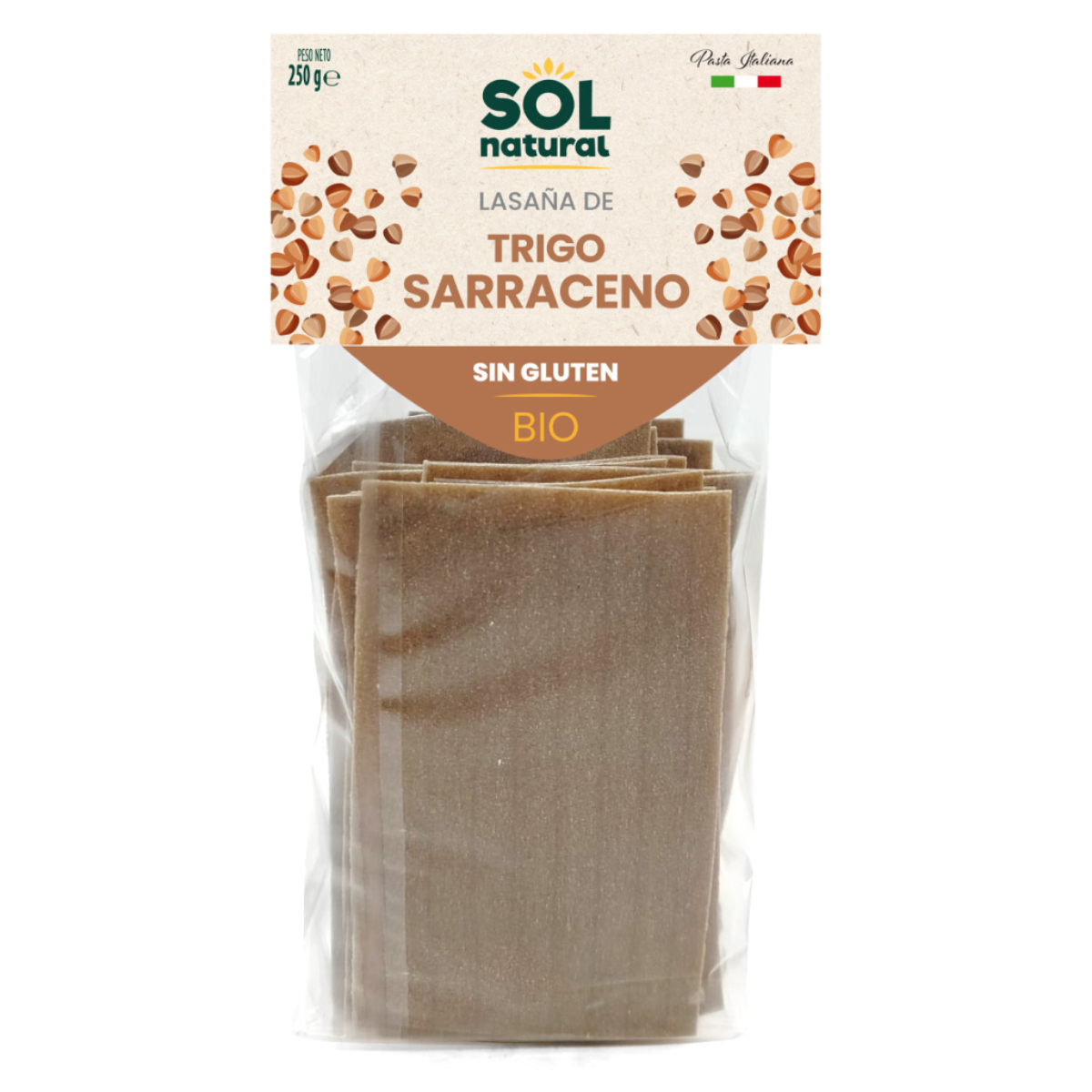 Bio Sol Natural gluten-free buckwheat lasagne 250 g