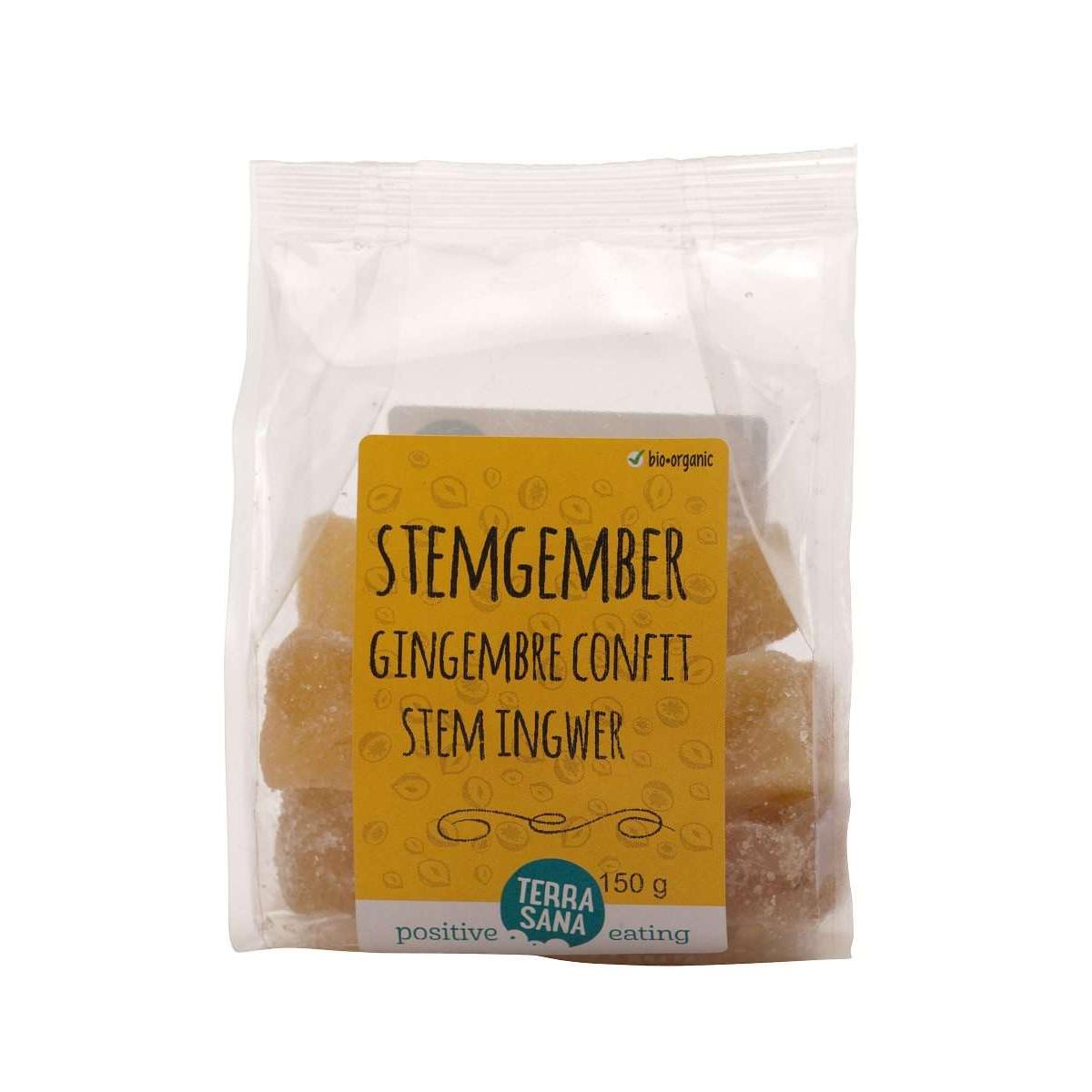 Zenzero candito a pezzi BIO Terrasana, 150 g