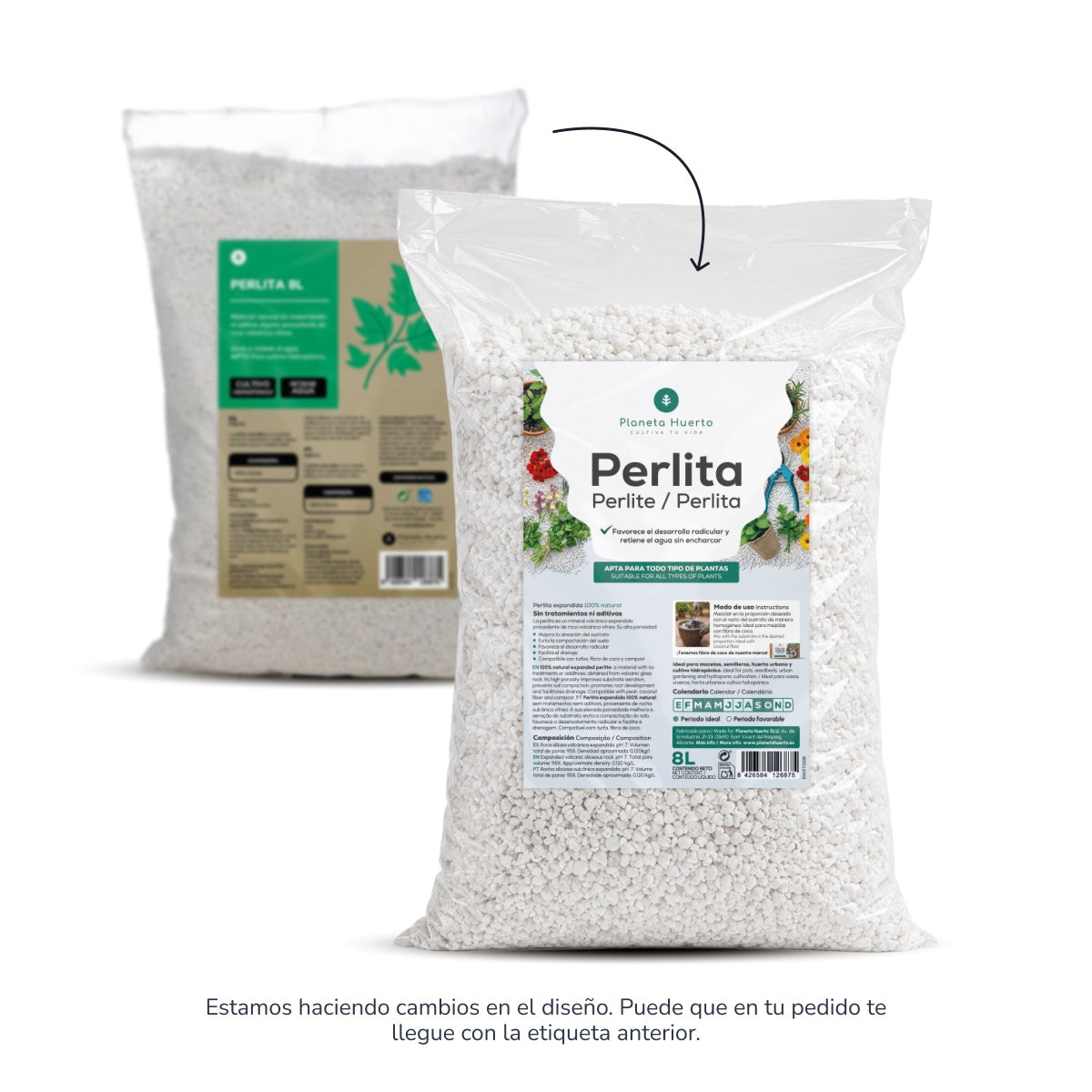 Pack 2xPerlite Planeta Huerto 8 Litres