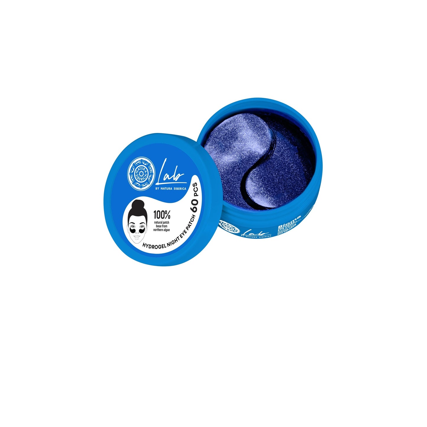 Patchs de nuit illuminateurs et hydratants pour le contour des yeux Natura Sibérica 60 pcs