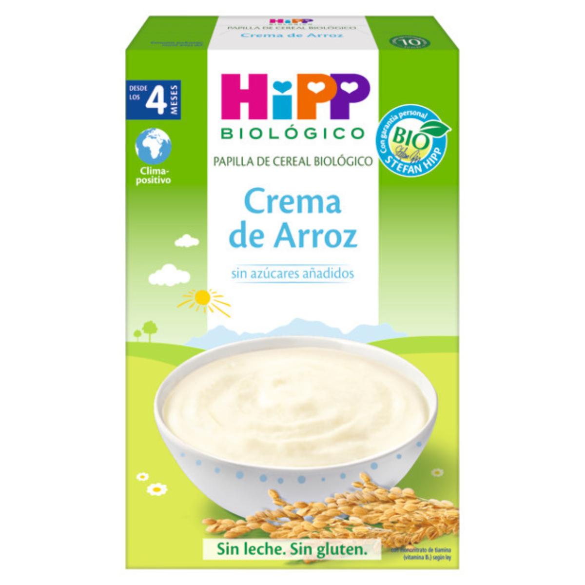 2er-Pack glutenfreier Bio-Reisbrei +4 Monate HiPP 200 g
