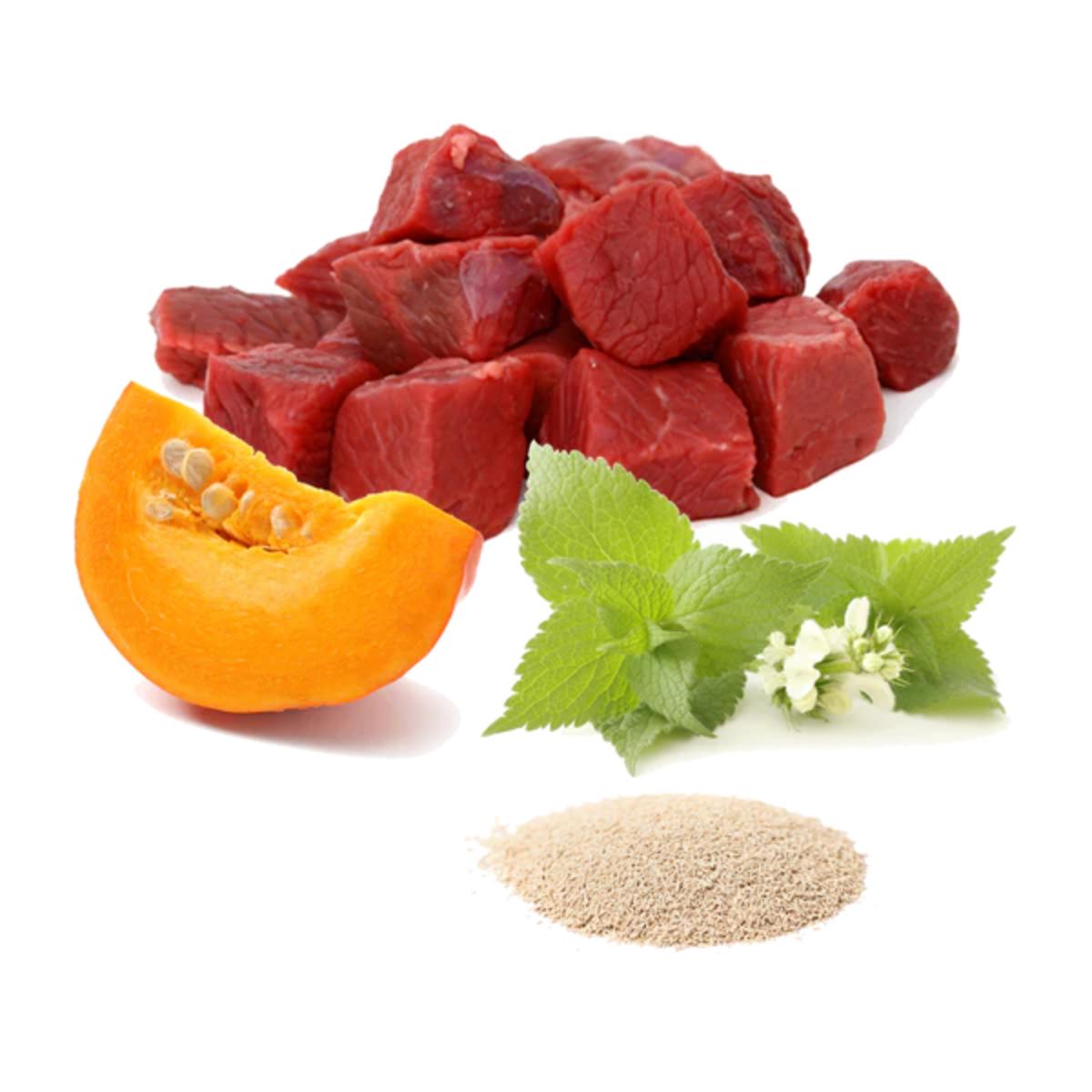 Natvoer Barf voor katten Bigotes felices (rundvlees) BIO Puromenu 100 g