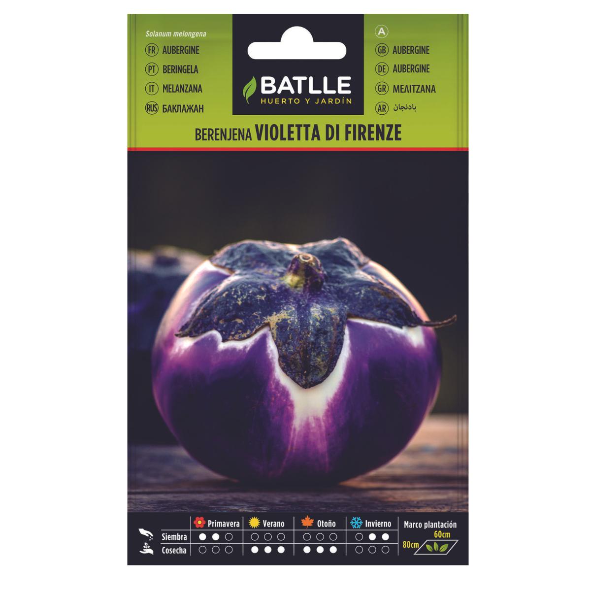 Violetta di Firenze Batlle Aubergine Seeds