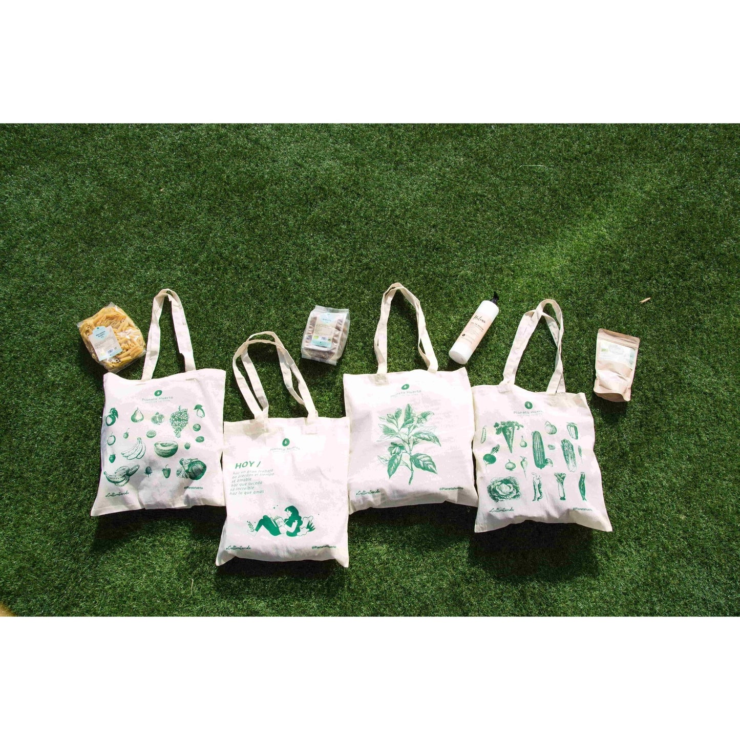 Sac en tissu motif fruits