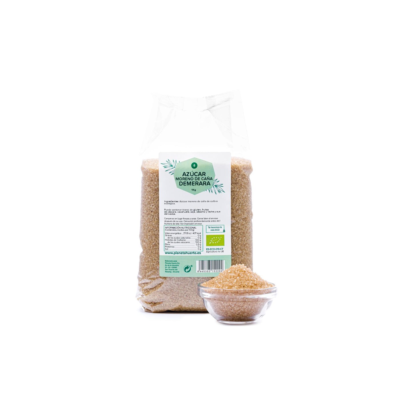 Zucchero di canna ECO Planeta Huerto 1kg