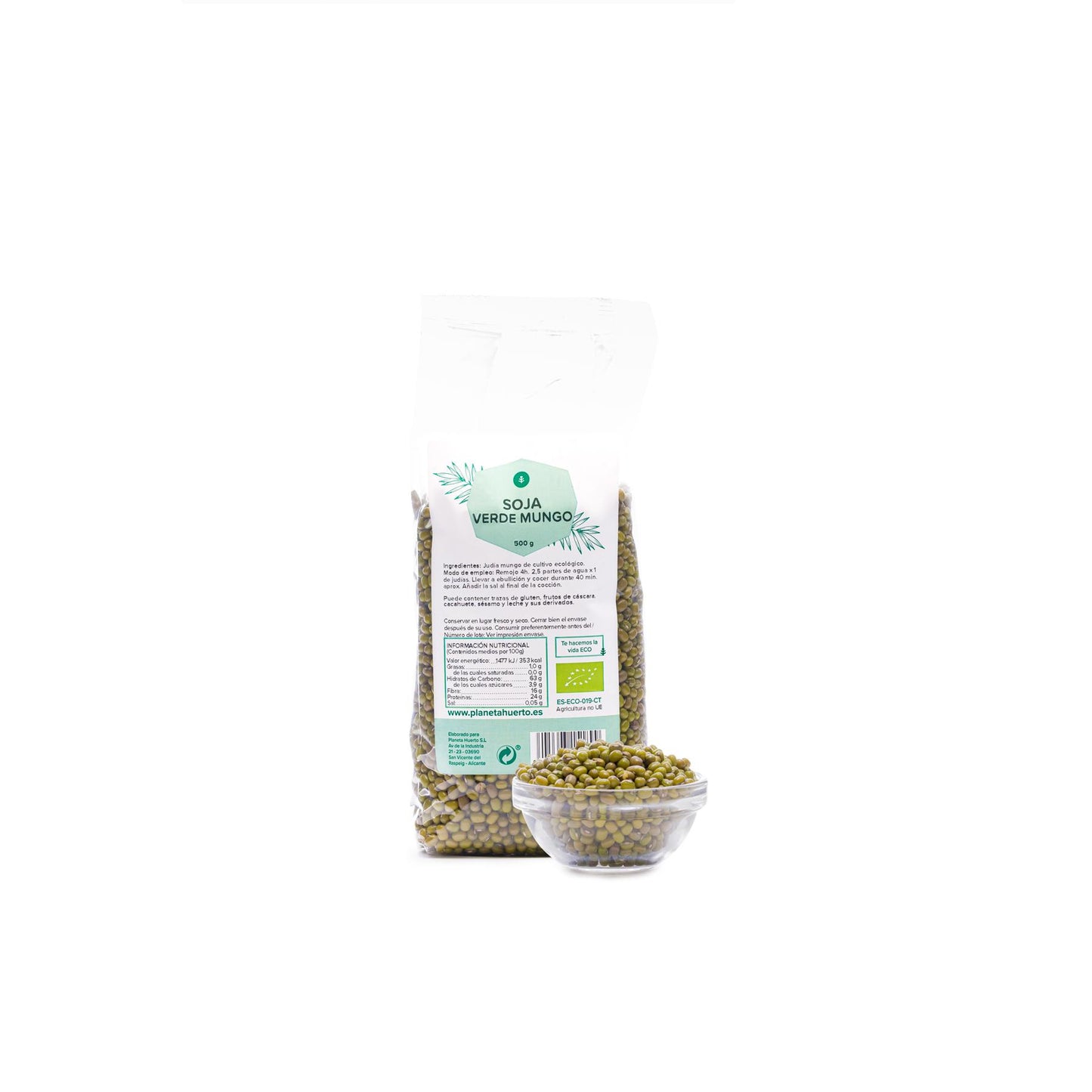 Fagiolo verde mung ECO Planeta Huerto 500 g