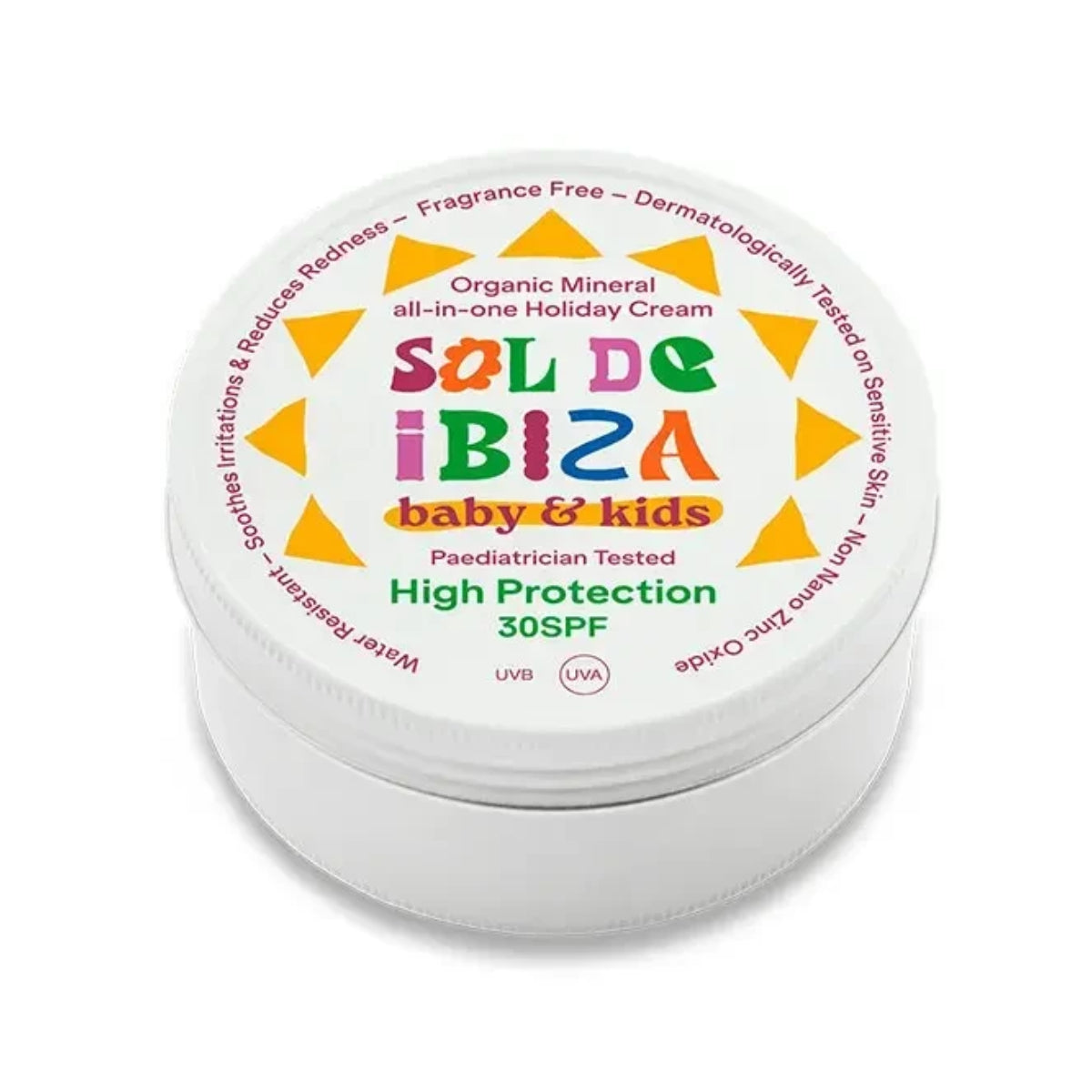 Crema solare All in one - Neonati 0 mesi SPF30 Sol de Ibiza BIO 100 g