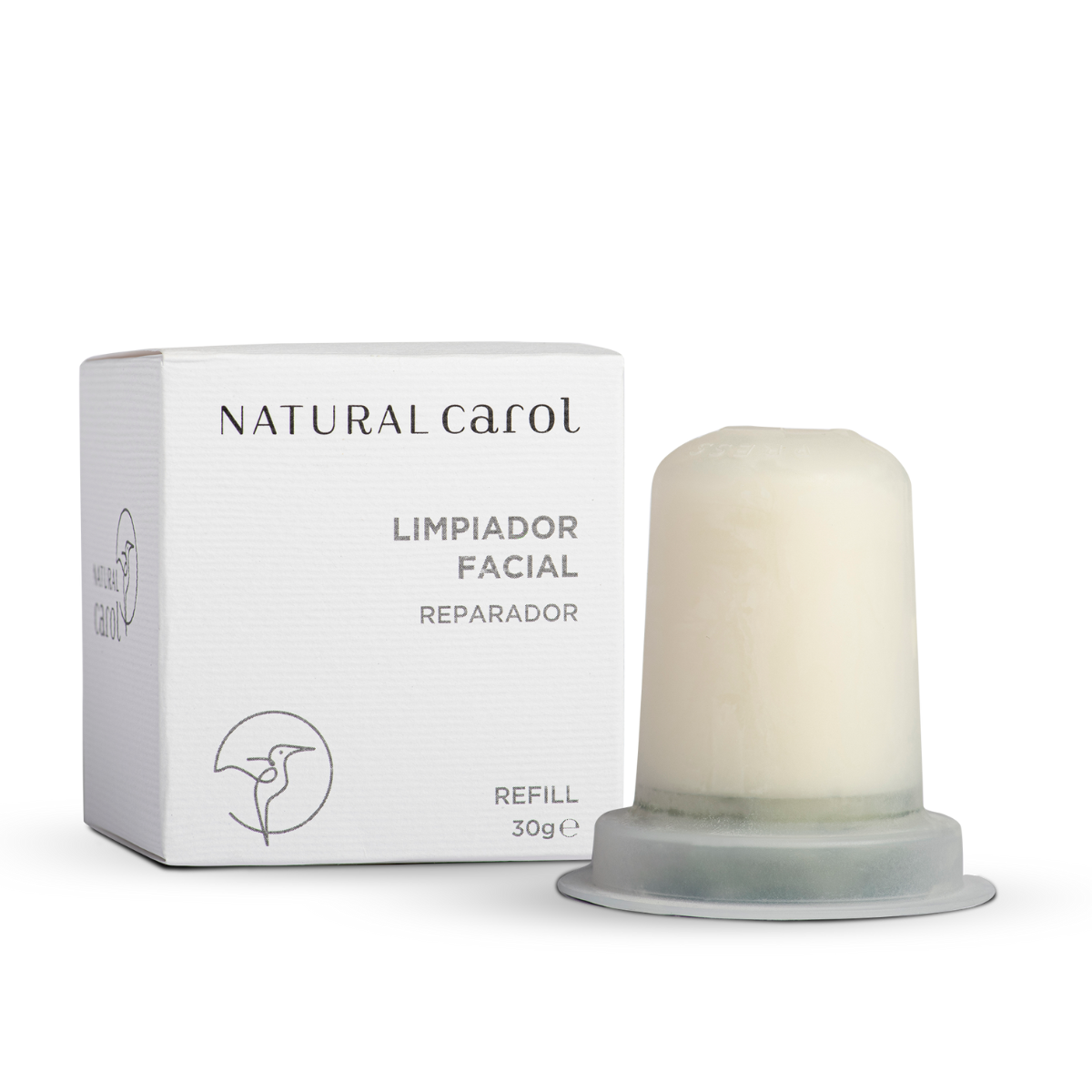 Nachfüllpackung fester Gesichtsreiniger Natural Carol 30 g