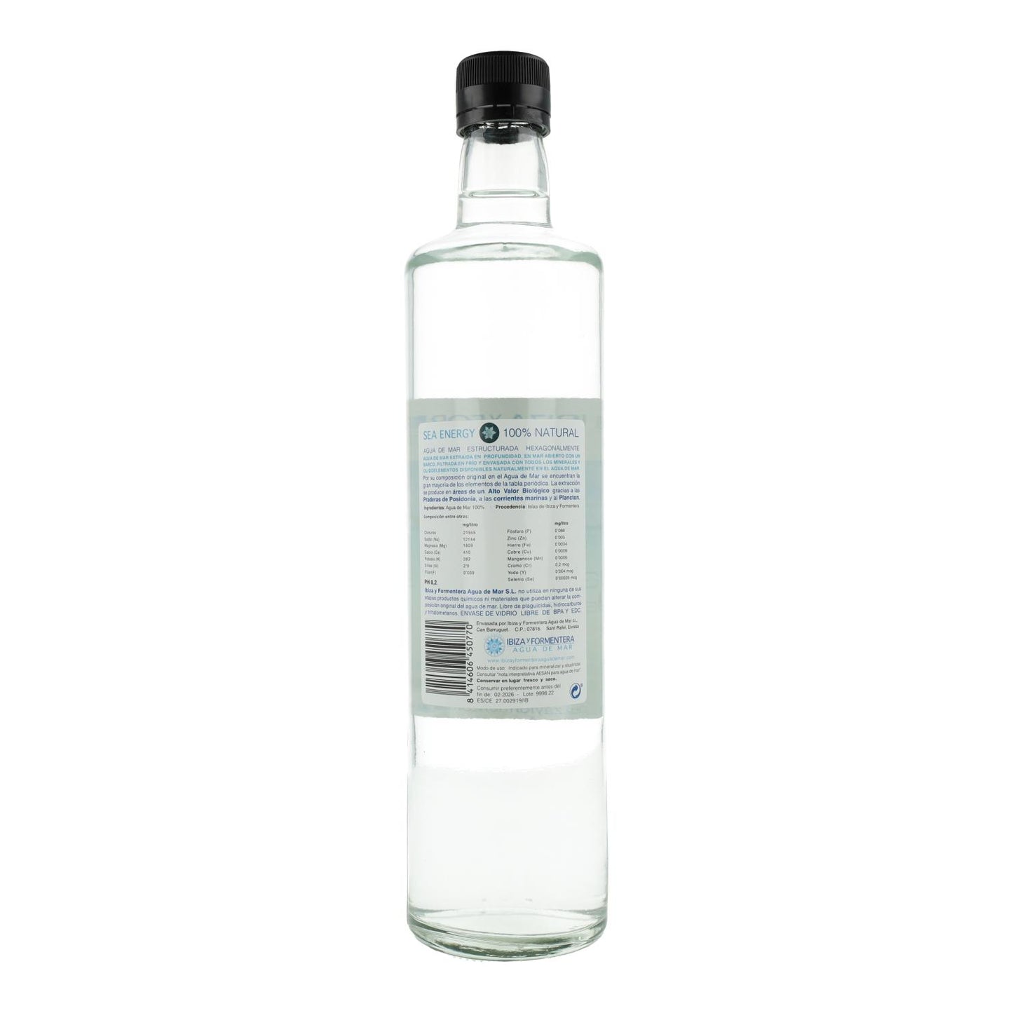 Woda morska „Ibiza i Formentera”, Deep Sea Water. 750 ml