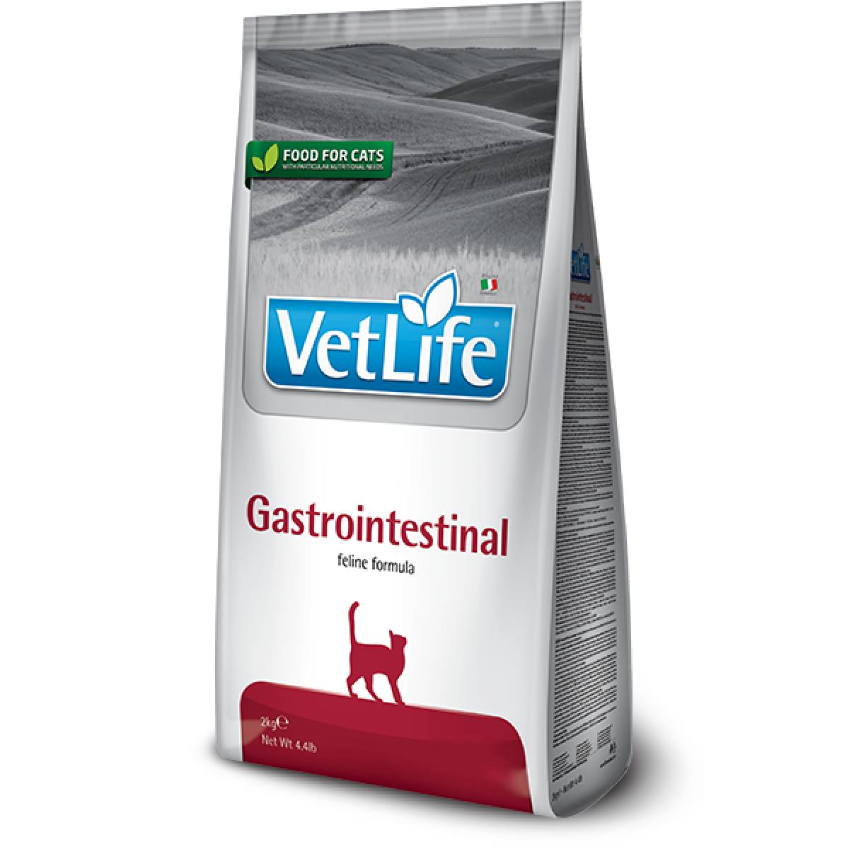 Vet Life Gastrointestinal Formula kattfoder Veterinärfoder Famina 2 kg