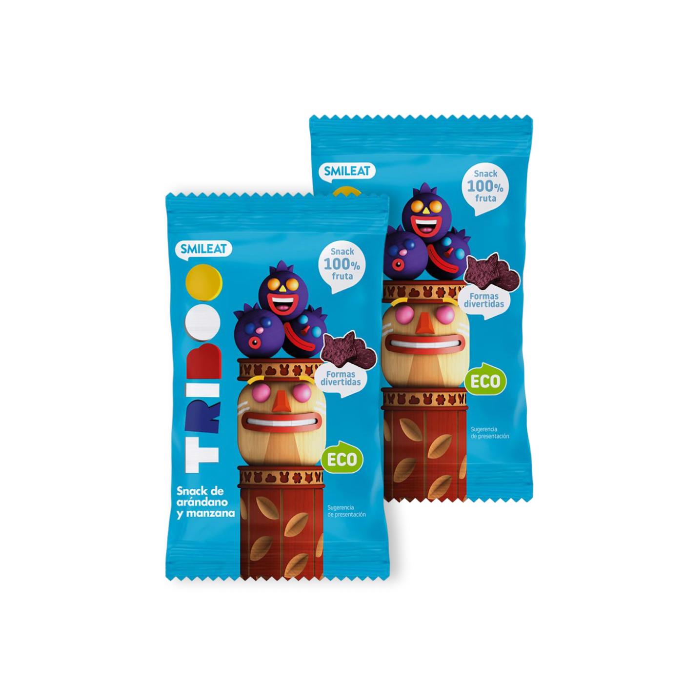 2er-Pack Apfel-Heidelbeer-Snack ECO 25 g, Triboo