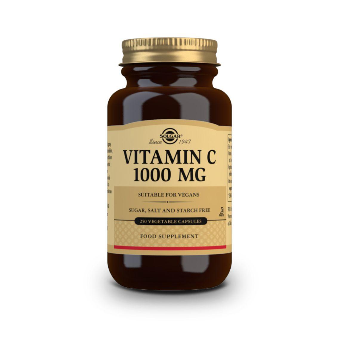 Vitamina C, 250 capsule vegetali da 1000 mg. Solgar